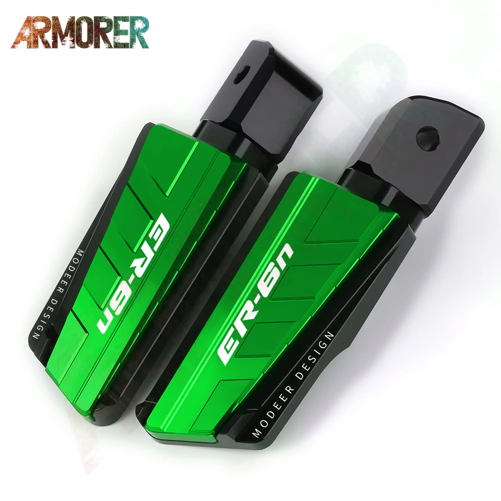 Motorcycle Accessories For KAWASAKI ER6n ER6f ER 6n 6f ER-6n ER-6f 2006-2022 Rear Passenger Foot Peg Footrests