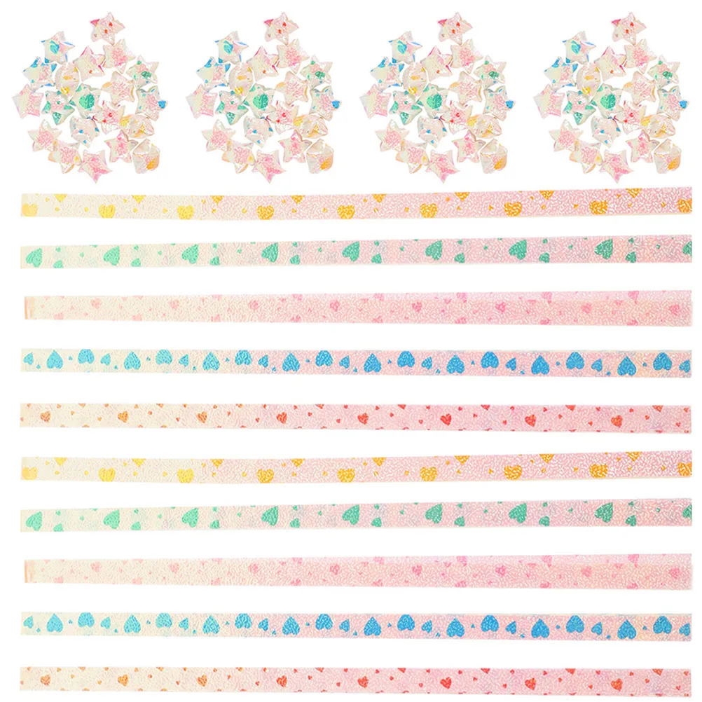 

240Pcs Colorful Origami Star Paper Strips Pearl Texture for DIY Craft Projects Kids Party Decoration Origami Star Paper Strips