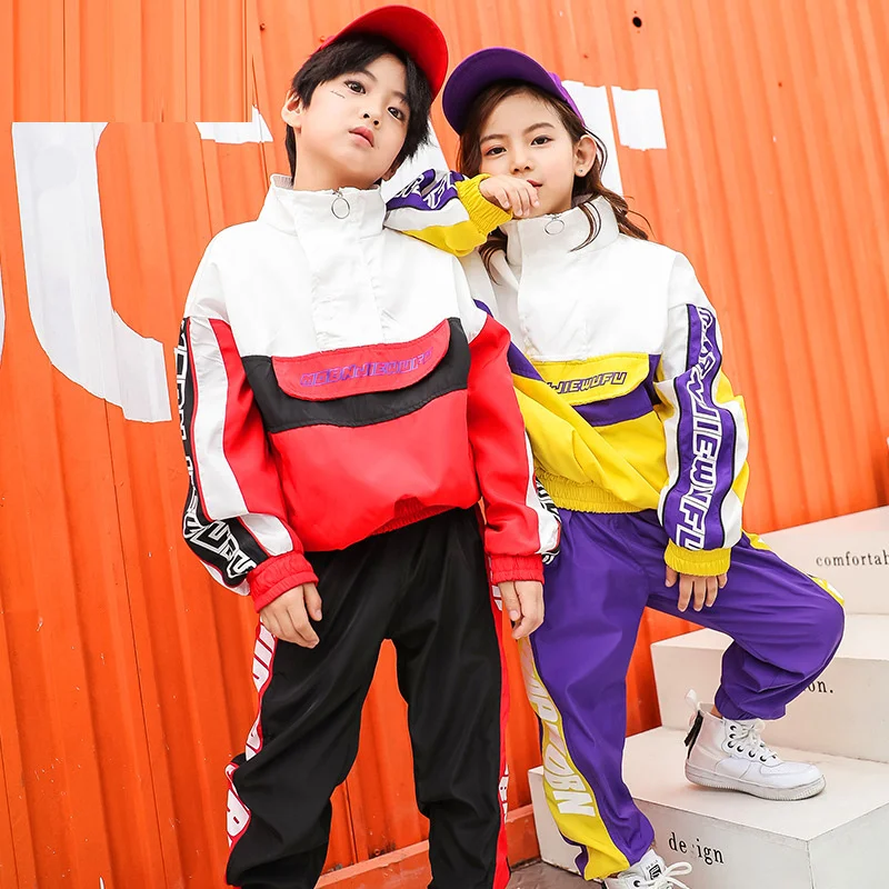 

Children's hip-hop suit boys' kindergarten hip-hop handsome children hiphop catwalk jazz dance performance girls' trend