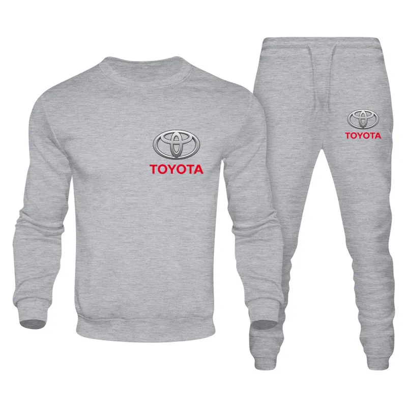 2024 Mens Car Brand Print Hooded Jacket Suit Tracksuit Fans Sportswear Jackets+Pants 2Pcs Suit Jogging Streetwear Sweater Set