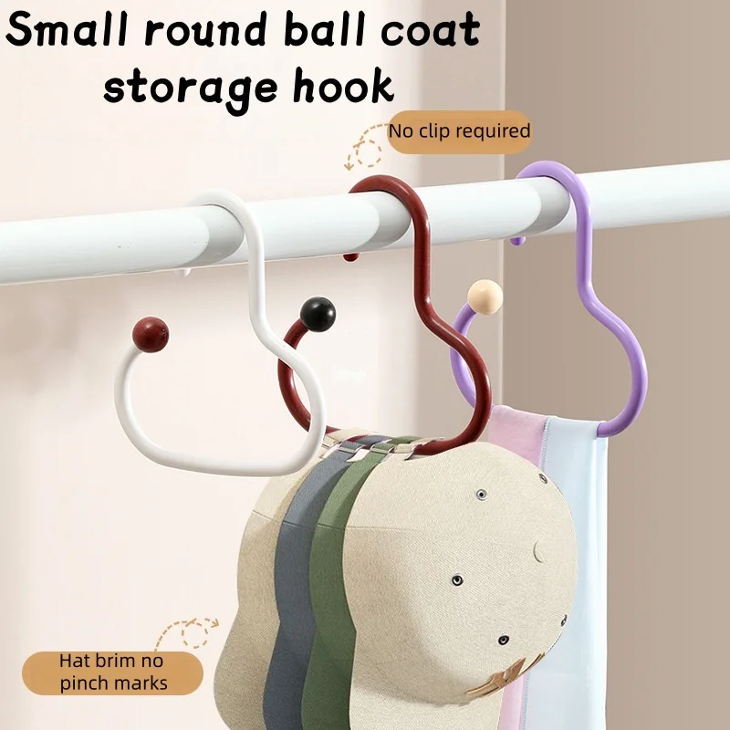 3pcs-Cloud Shape Hats Storage Hangers Multifunctional Scarf Hook Bag Underwear Belt Storage Hook Hat Rack Tie Bra Locker
