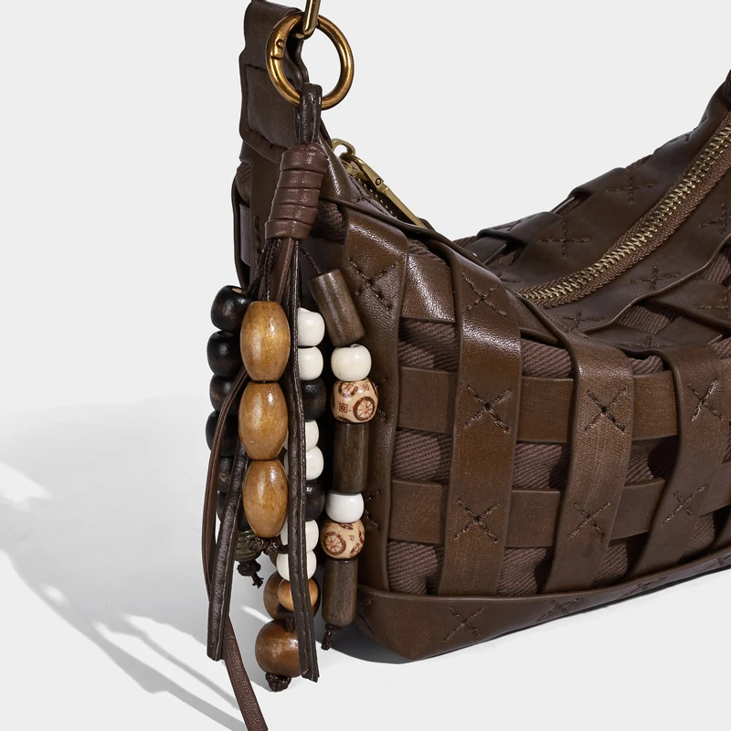 Мини-сумки-бродяги ручной работы для женщин, роскошные дизайнерские сумки-кошельки 2025 года, новинка из искусственной кожи, винтажные с внутренним карманом, верхней ручкой на плечо