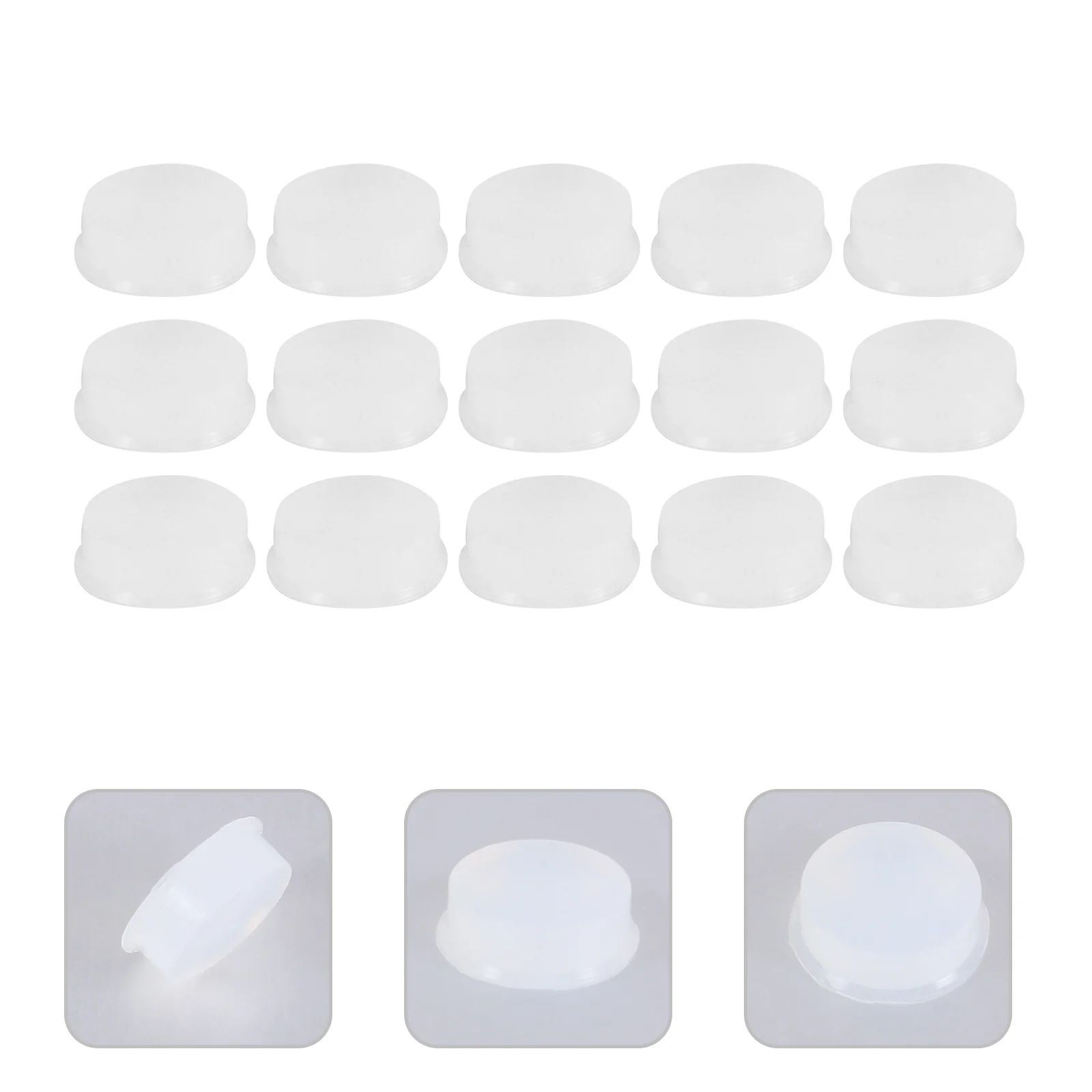 25 Pcs Silicone Flute Plug Bag Key Covers Universal Repair Parts Adjusting to Open Hole Plugs Caps Silica Gel Flutes