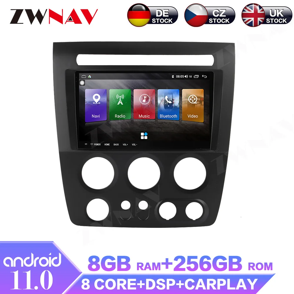 

8+256GB Android12.0 For Hummer H3 2005-2009 Touch HD Screen Car Radio Multimedia Carplay Player Audio Stereo GPS Navi Head Unit