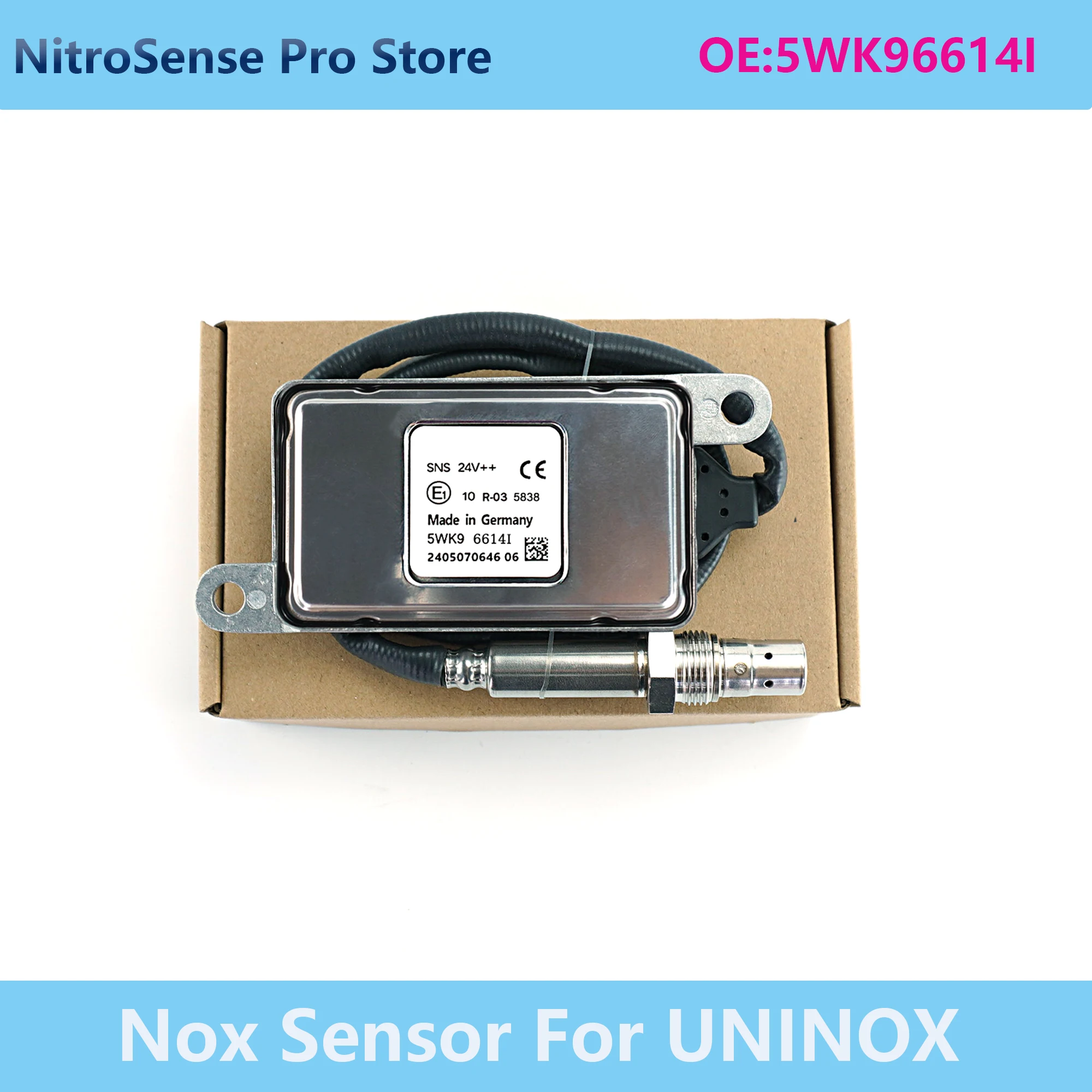 

5WK96614I 5WK9 6614I New Nitrogen Oxide Sensor For Citroen Uninox 24V