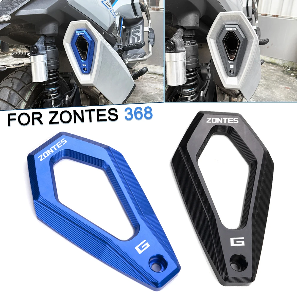 

For ZONTES 368G 368M 368K 368D 368E 368 2024 2025 501G Accessories Motorcycle Exhaust Pipe Tail trims Protection Cover Aluminum