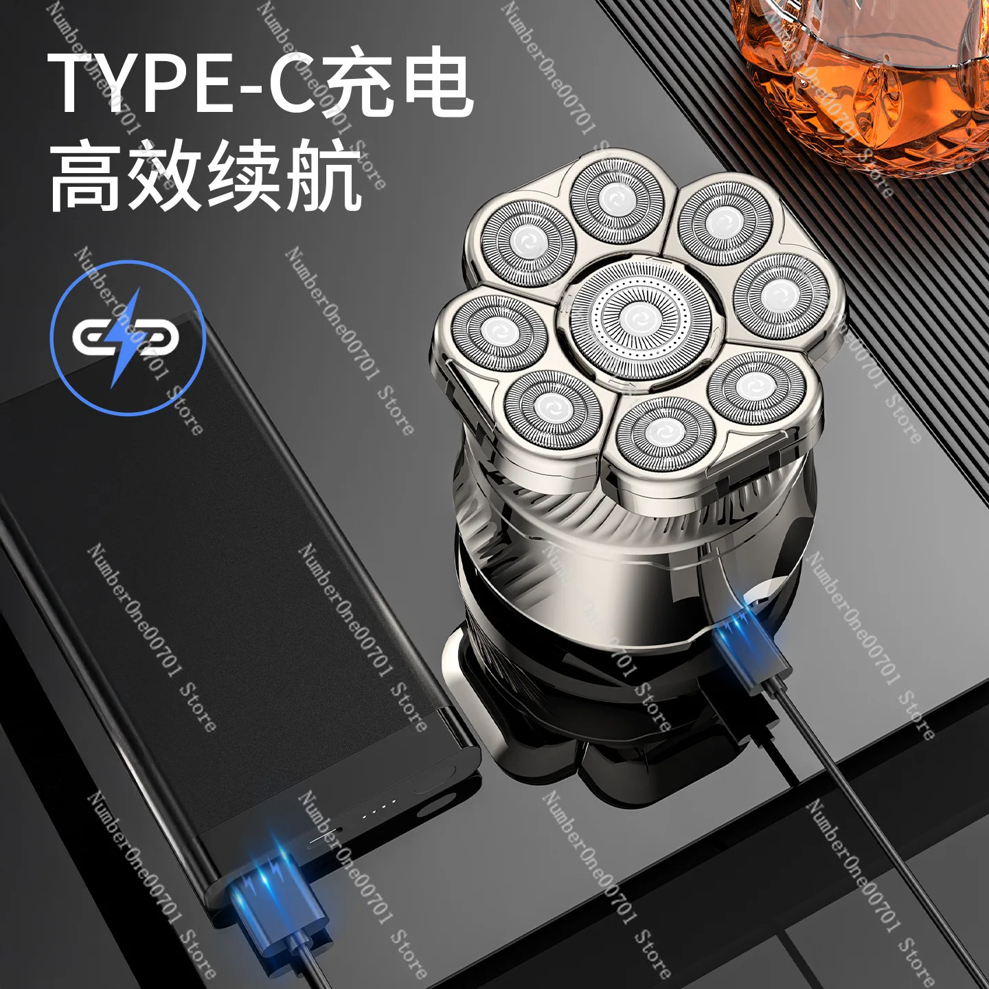 9-Blade Head Shaver for Men, 6 - Men'S Grooming Blade 评论和价格