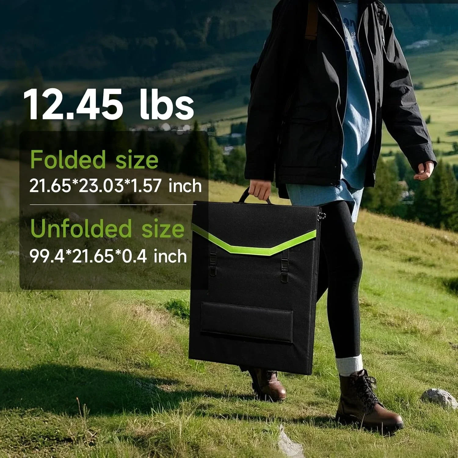 SP033 200 W zonnepaneel 36 V 200 watt draagbare zonnepaneelkit waterdichte IP67 opvouwbare zonnelader