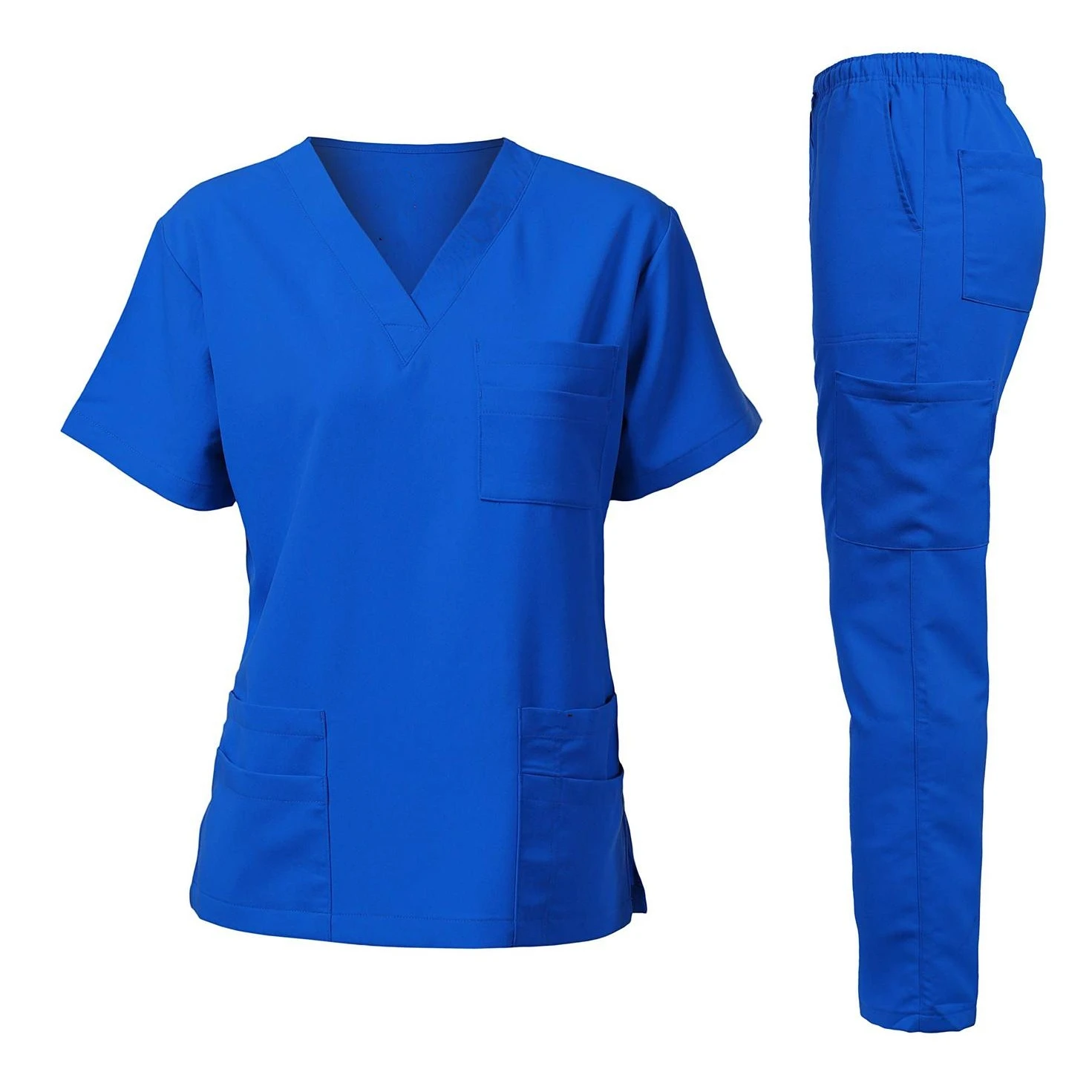 Anti Rimpel Wasbare Zachte Stof Verpleegziekenhuis Medische Tops Vrouwen Jogger Scrubs Sets Verpleegkundige Uniform