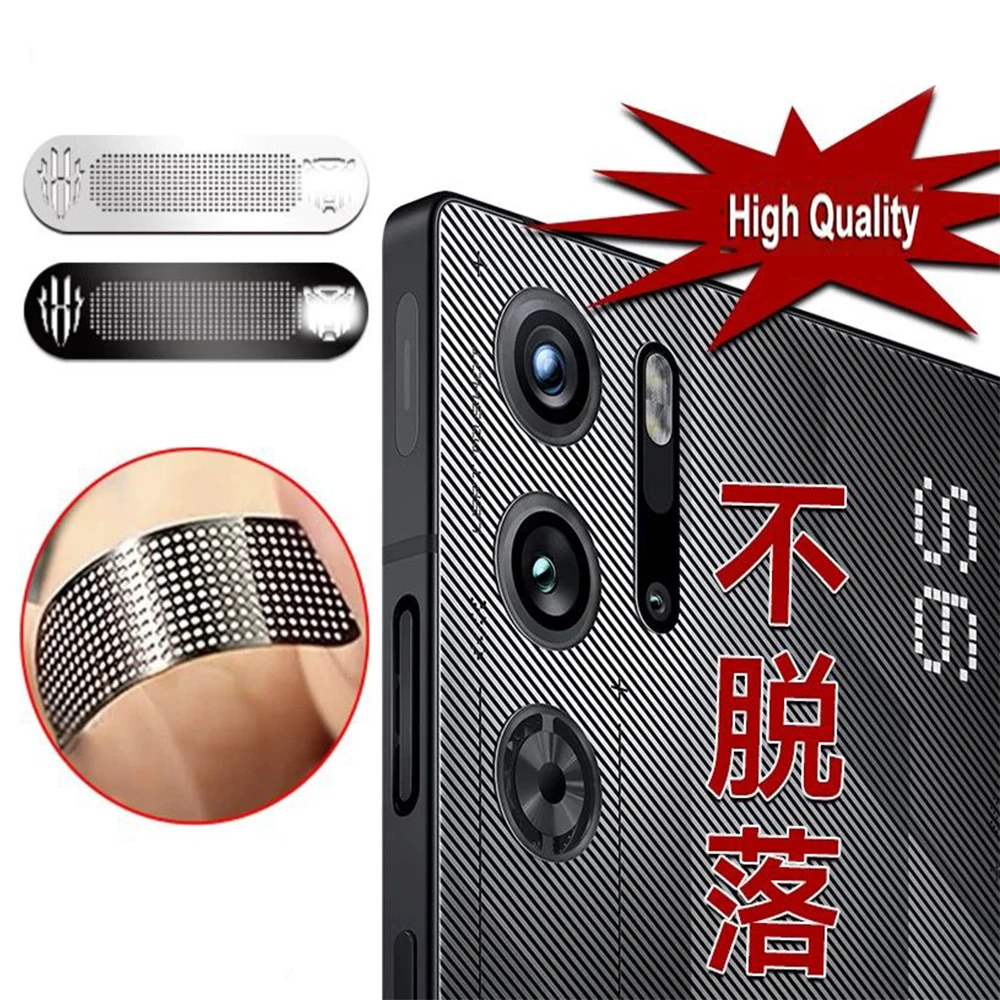 

For Nubia Red Magic 10 Pro Plus Phone Dustproof Net Stickers RedMagic 10 Pro+ Earpiece Speaker Hole Anti-Dust Metal Mesh Dust