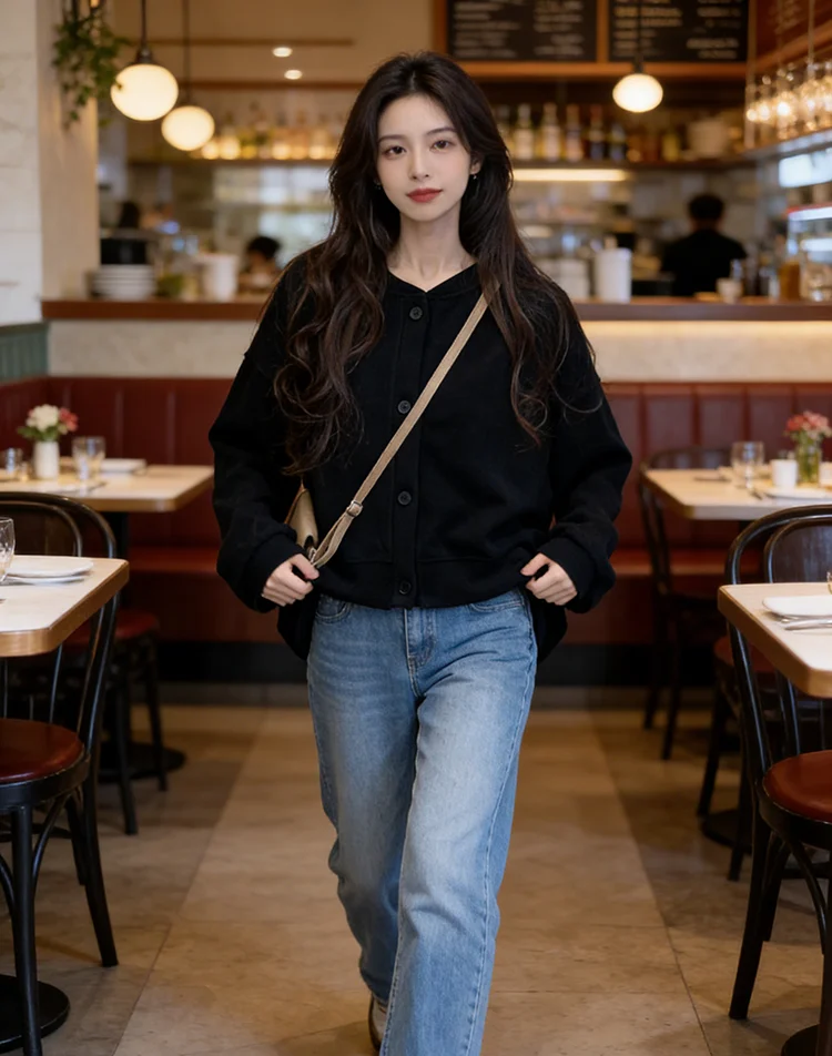 

Бейсбольные куртки для женщин, повседневные, однотонные, элегантные, однобортные, тонкие, минималистичные, простые, в корейском стиле, для молодых универсальных повседневных девушек