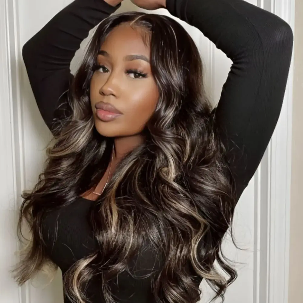 13x6 Hd Lace Front Human Hair Wig 30 Inch Loose Body Wave Wig Body Wave Brazilian Human Hair Wigs Highlight Choice For Women