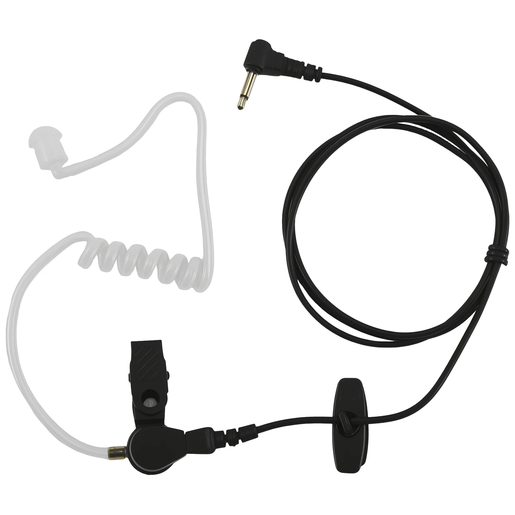 A40I Straight Listen Only Transparent Flexible Acoustic Tube Earpiece 3.5mm Earphone headset Mono Jack for Walkie-talkie