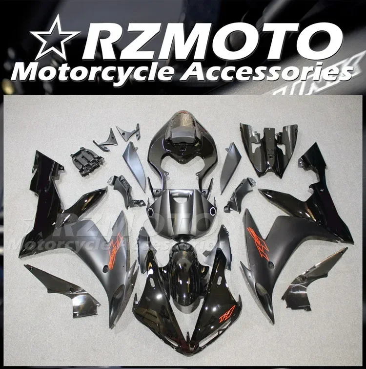 4Gifts Injection Mold New ABS Motorcycle Fairings Kit Fit for YAMAHA YZF 1000 - R1 2004 2005 2006 04 05 06 Bodywork Set Black