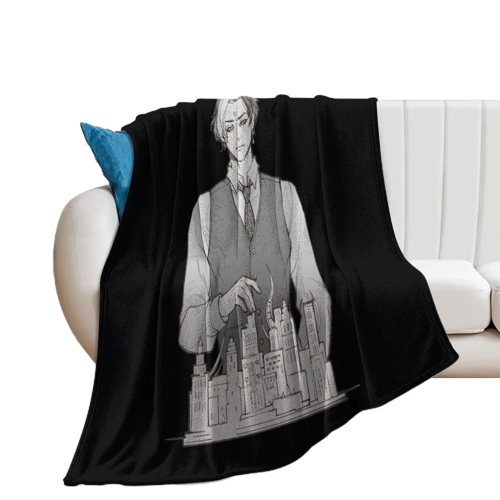 Emet-selch - The Architect \t Throw Blanket valentine gift ideas cosplay anime Blankets