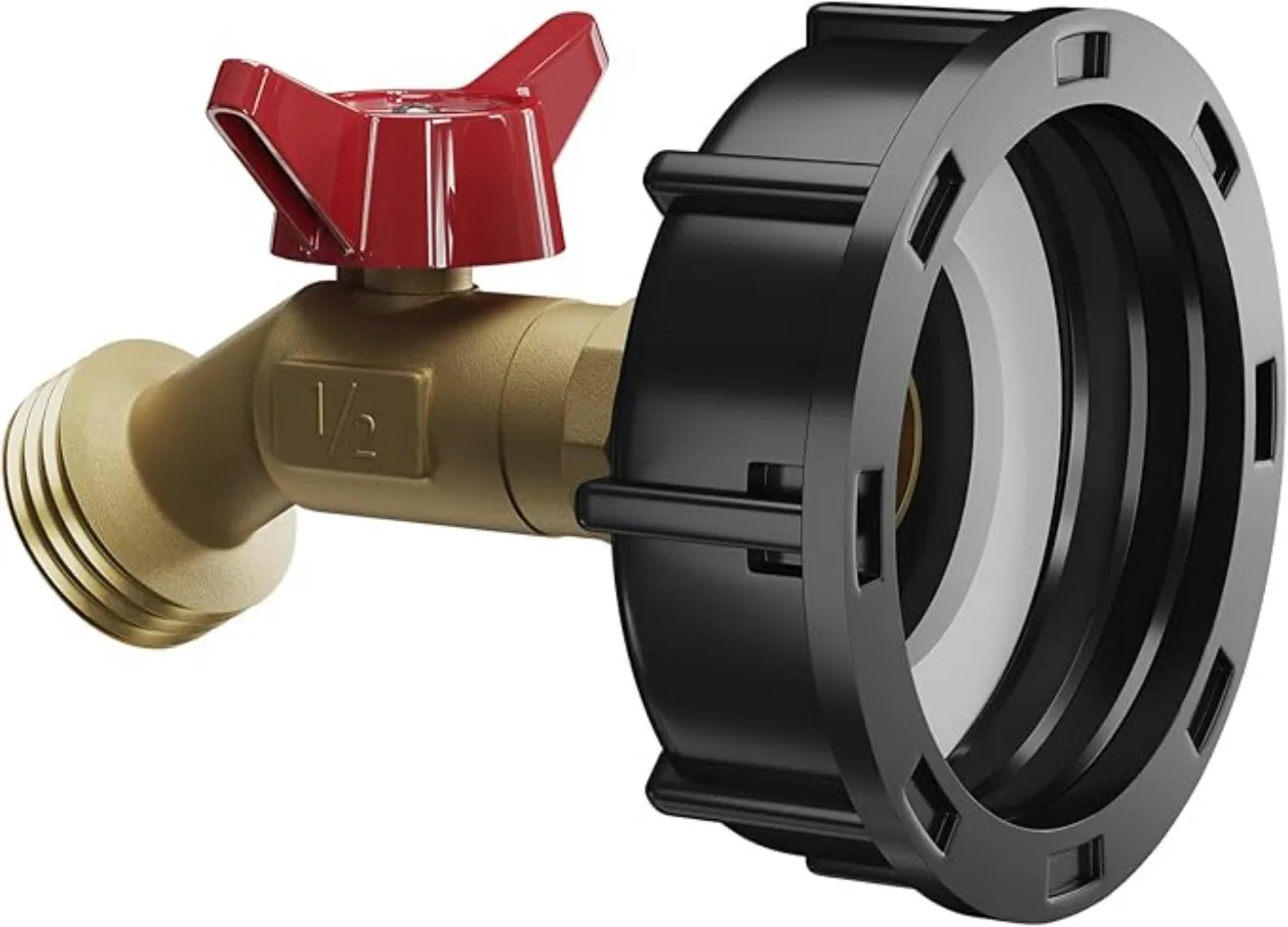 

1 шт. аксессуары «сделай сам», прочные фитинги для бака Ibc S60X6, колпачок с грубой резьбой, внутренняя резьба 60 мм к разъему адаптера 1/2 "3/4" 1"