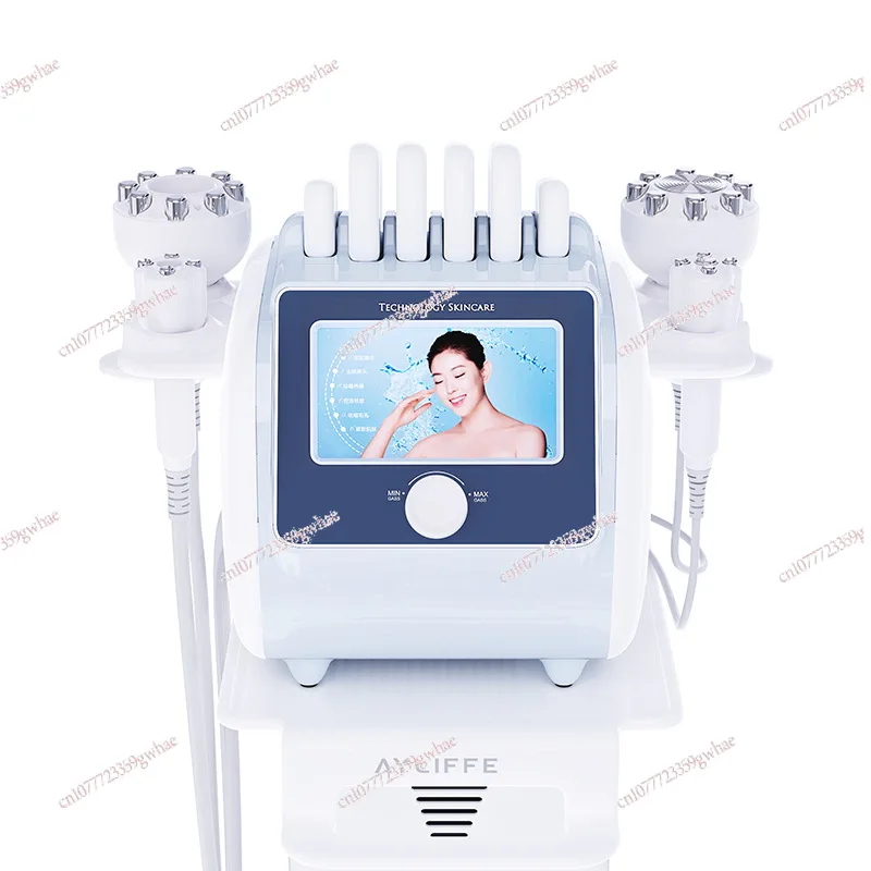 Portable therapeutic massage multipole vacuum degreasing laser machine