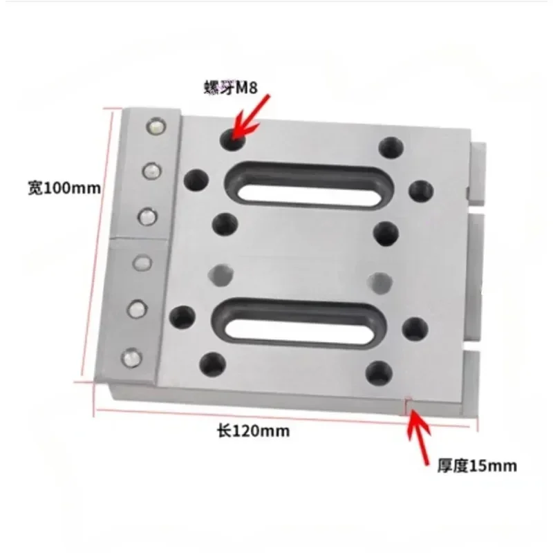 EDM Wire Cut Parts Clamp Stainless Holder Jig Tools 120*100 for Sodick Mitsubish Fanuc Makino Charmilles Wire Cutting Machine