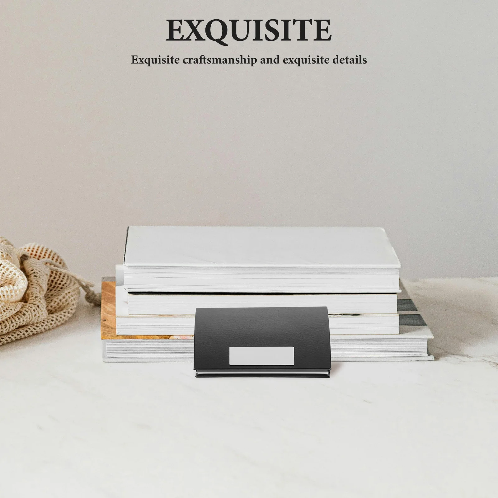 ผู้ถือบัตรธุรกิจกรณีโลหะสําหรับผู้ชาย Pu Travel เครดิต ganizer แบบพกพาขนาดใหญ่ความจุทนทาน Stylish Visiting Card Case