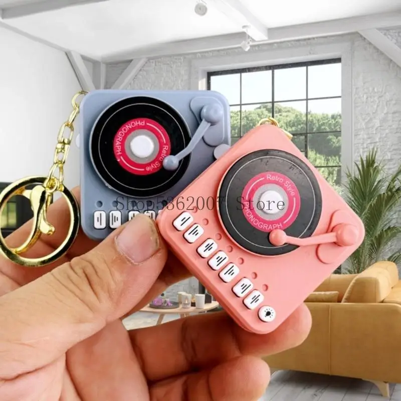 Creative Turntables Player CayChain с застройками в мелодиях для расслабления 40JB