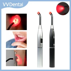 Dental Red Light Therapy Instrument Teeth Pain Cold Sore Canker Treatment Infrared Light Wand for Mouth Nose Ear Knee Feet Hands