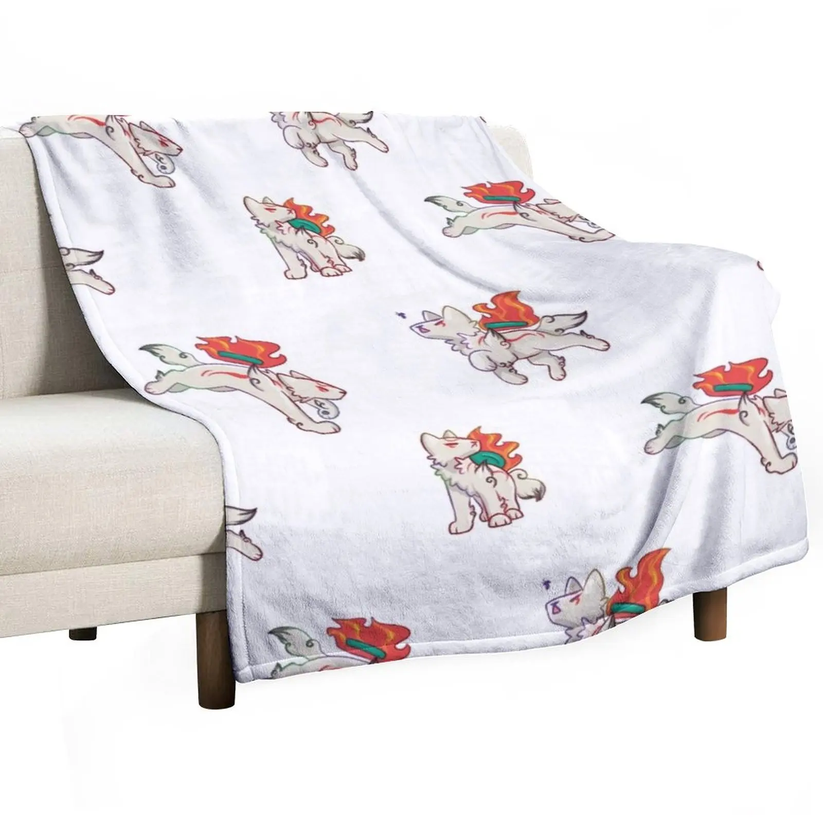 

Okami sheet amaterasu Throw Blanket Summer Multi-Purpose Sofa For Baby Blankets