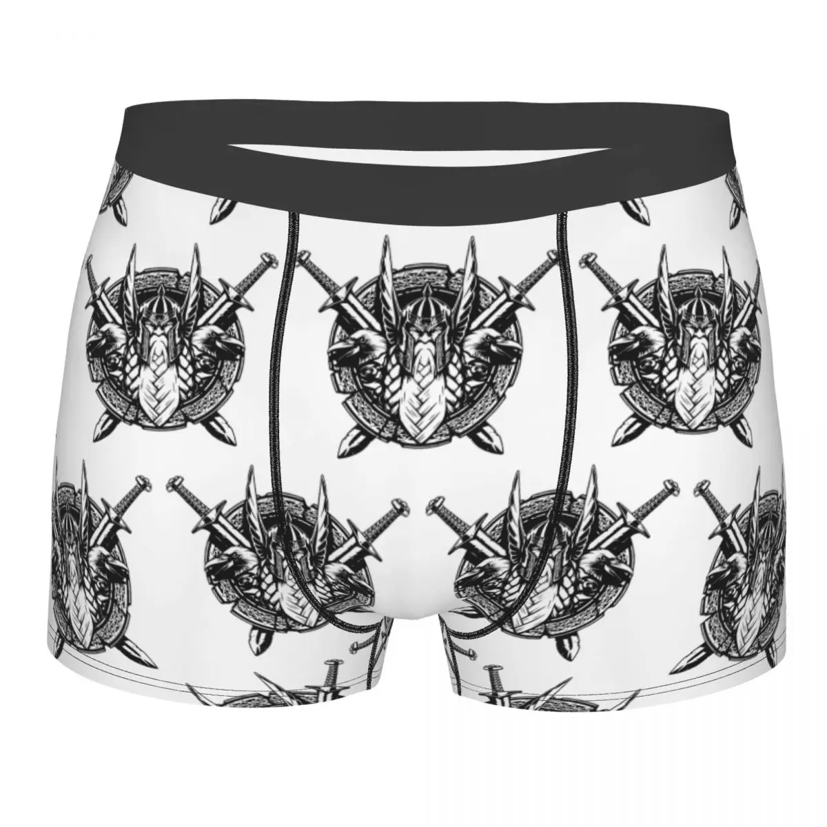 Boxer Underpants Shorts Odin Vikings Viking Legend Panties Male Ventilate Underwear for Homme Man Boyfriend Gifts