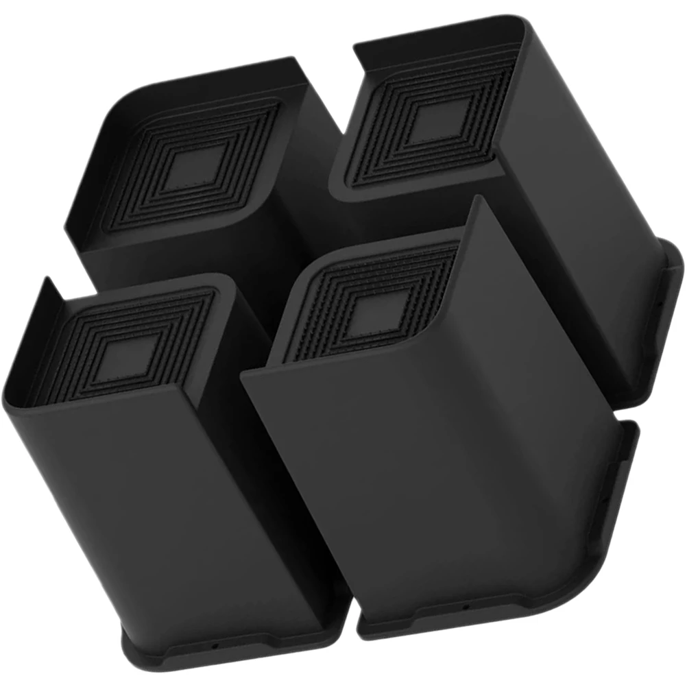 

4pcs PP Material Heavy Duty Bed Risers Sturdy Furniture Lifters for Sofa Couch Table Chair Tall Adjustable Height Storage Space