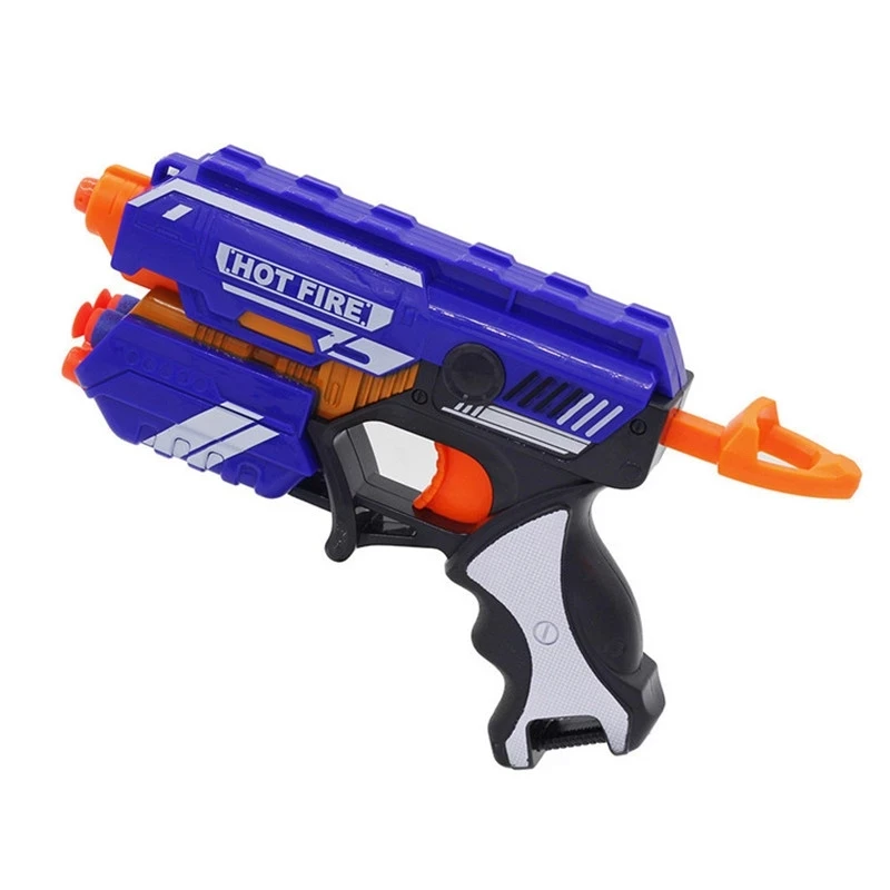 Proiettili morbidi manuali per bambini kit di pistole giocattolo in plastica per Nerf freccette pistola giocattolo pistola a lungo raggio Dart Blaster giocattoli per bambini regalo di natale