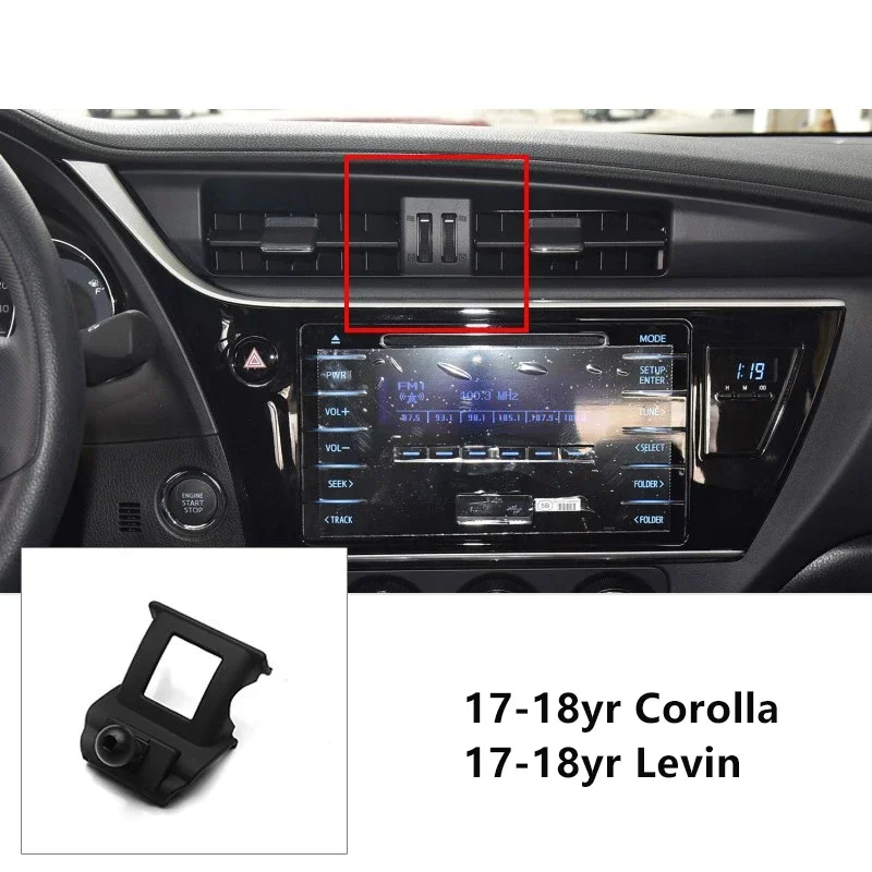 Auto-Handyhalterungsbasis für Toyota Camry Corolla RAV4 CHR Avalon Prado Highlander LandCruiser Fortuner 4Runner Innenzubehör – Detail 10