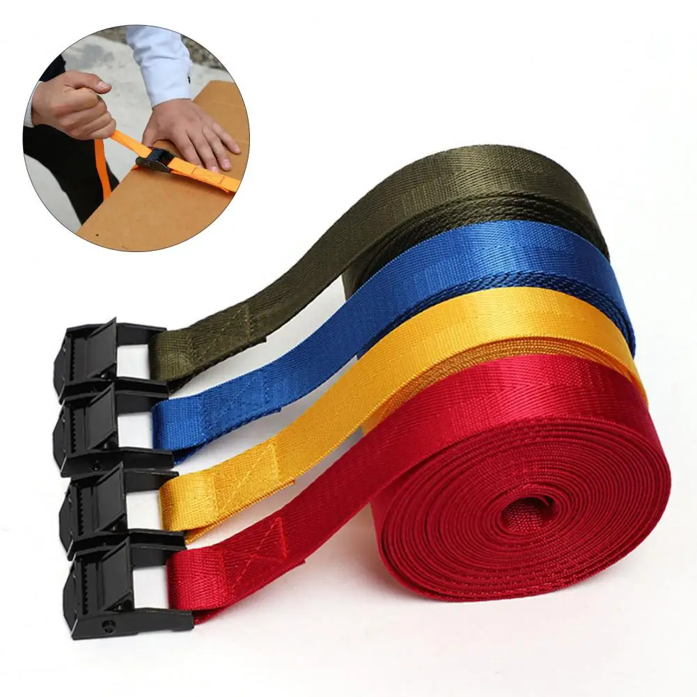 300cm Bagagem Strap Solid Pressionando Buckle Strong Cargo Strap Car Motocicleta Tow Rope Strong Belt