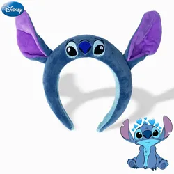 Disney-banda para el pelo de Stitch para mujer y niña, banda para el pelo 3D de dibujos animados, diadema para parque de atracciones, banda para el pelo para lavar la cara, regalo