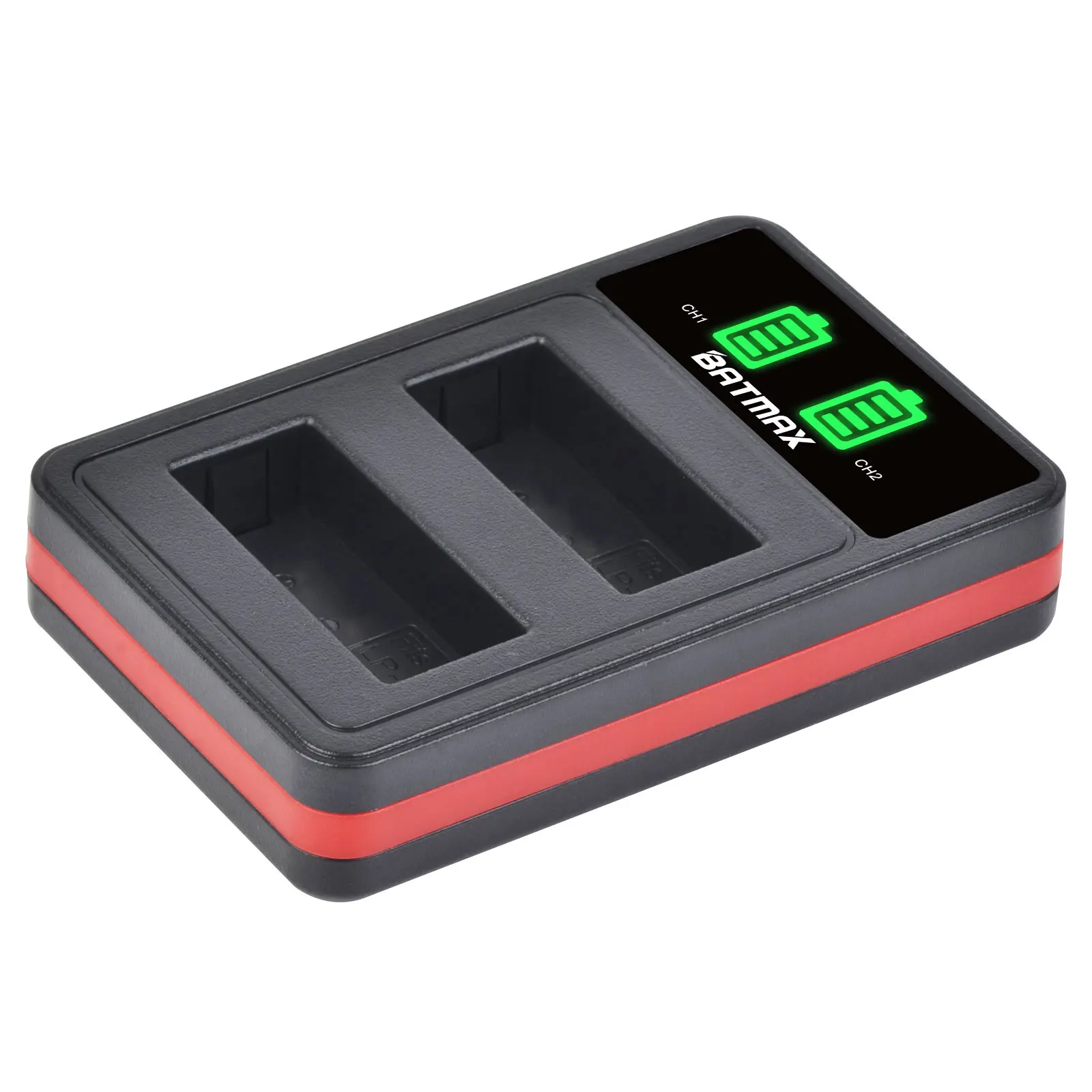 Batería Batmax LPE8 LP-E8 + cargador Dual LED con puerto tipo C para Canon EOS 550D 600D 650D 700D Rebel T2i T3i T4i T5i