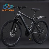 FJ High Carbon Steel J Shock Absorption Variable Speed Bicycle Mountain Bike Variable Speed Adult Bike Youth Road Bike Racing