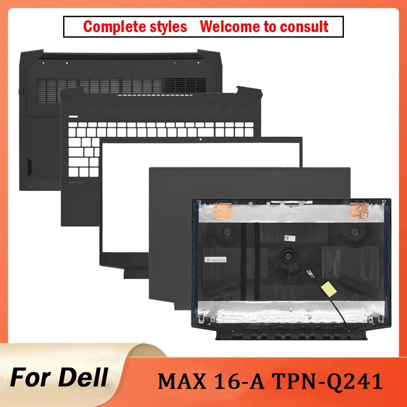 

Replace Cover For Pavilion Max Gaming 6 16-A TPN-Q241 LCD Screen Back Cover Front Bezel Palmrest Upper Top Lower Bottom Case