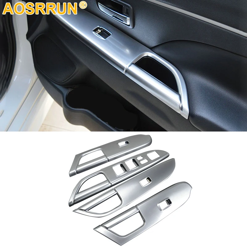 Car Window Controller Door Hand Cover Decoration For Mitsubishi ASX 2013 2016 2020 2019 2018 2021 2022 Accessories Trim