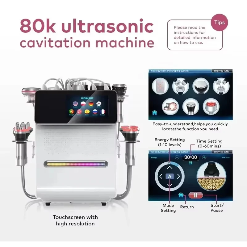 2026 New 80K negative pressure health beauty instrument body carving slimming massage instrument beauty salon home