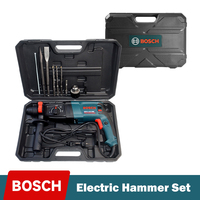 Genuine Bosch GBH Heavy Duty Rotary Hammer Drill Complete Kit with Carrying Case Accessories Professional Construction PowerTool