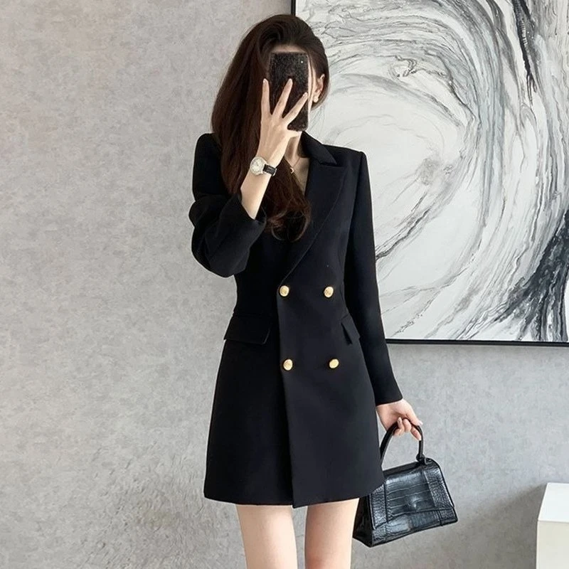 2026 Autumn Winter Women's Korean Style Slim Fit Blazer - Trendy Casual Chic Design Small Brand Jacket