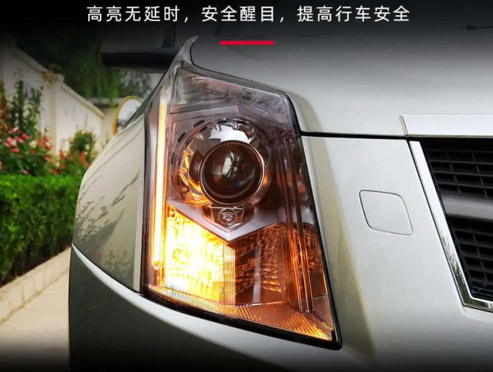 car bumper head light for Cadillac SRX headlight car accessories LED auto HID xenon fog motor headlamp 2011~2015y