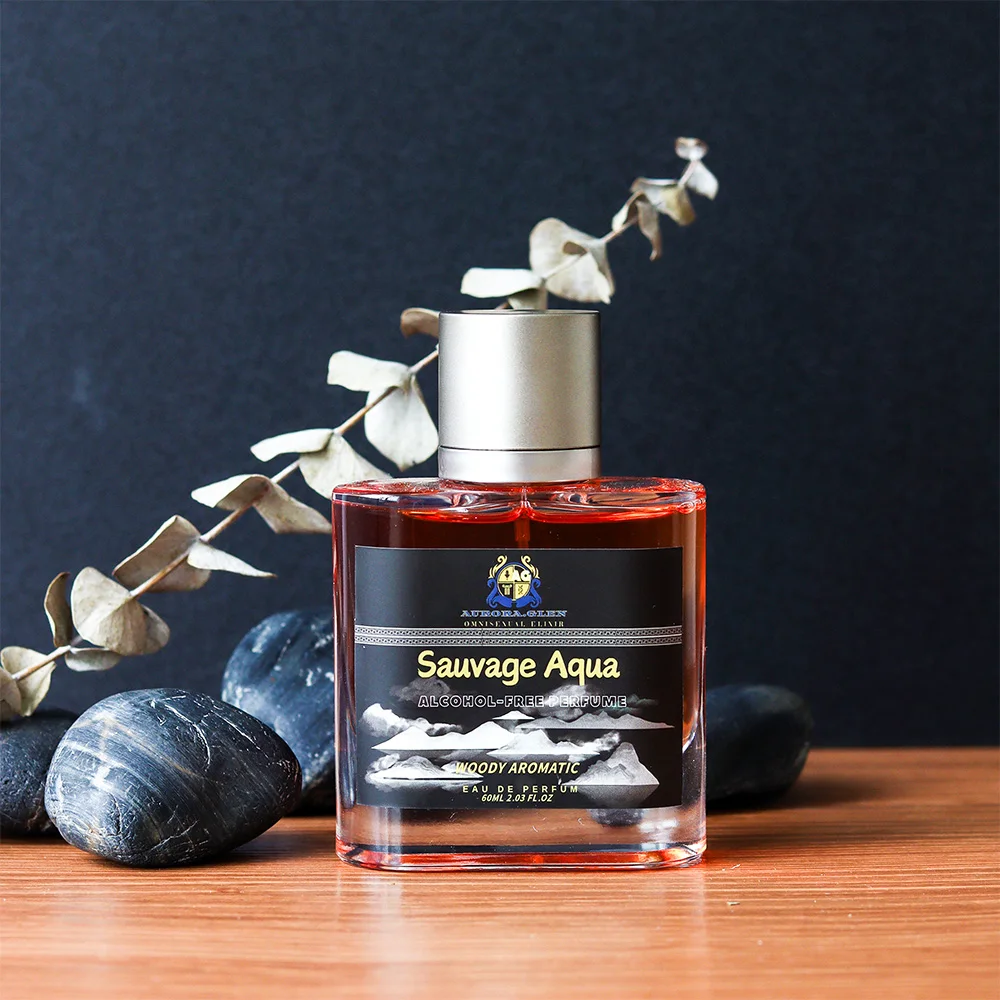 Sauvage Aqua Colonia lanuda picante para hombre Pimienta negra Vetiver Cedro Ambroxan Fragancia exterior de larga duración Sin alcohol para hombre
