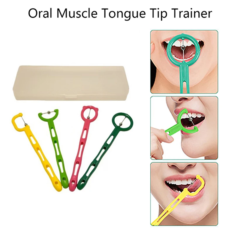 Children Adult Mouth Tougue Tip Exerciser Trainer Oral Care Muscle Treat Strenght Touge Training Flexibility Stability Therapy