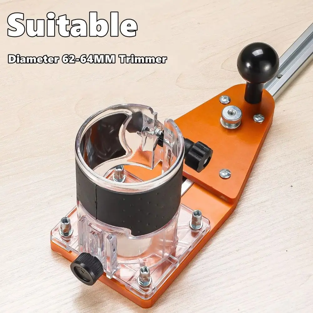 Adjustable Guide Trimming Machine Fixing Bolts Ergonomic Ball Handle Router Circle Cutter Precision Professional