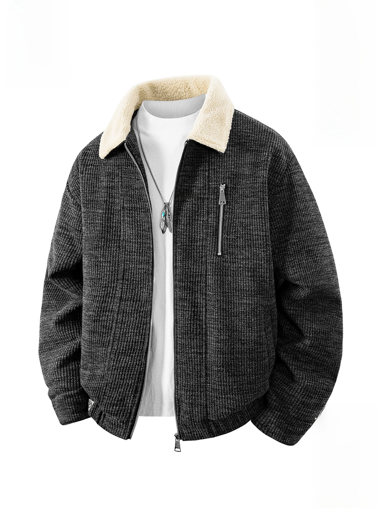 

Мужская зимняя куртка Paul Frank из хлопка с вельветовым воротником, свободного кроя, на молнии, с эффектом тай-дай, молодежная, повседневная, теплая, для работы