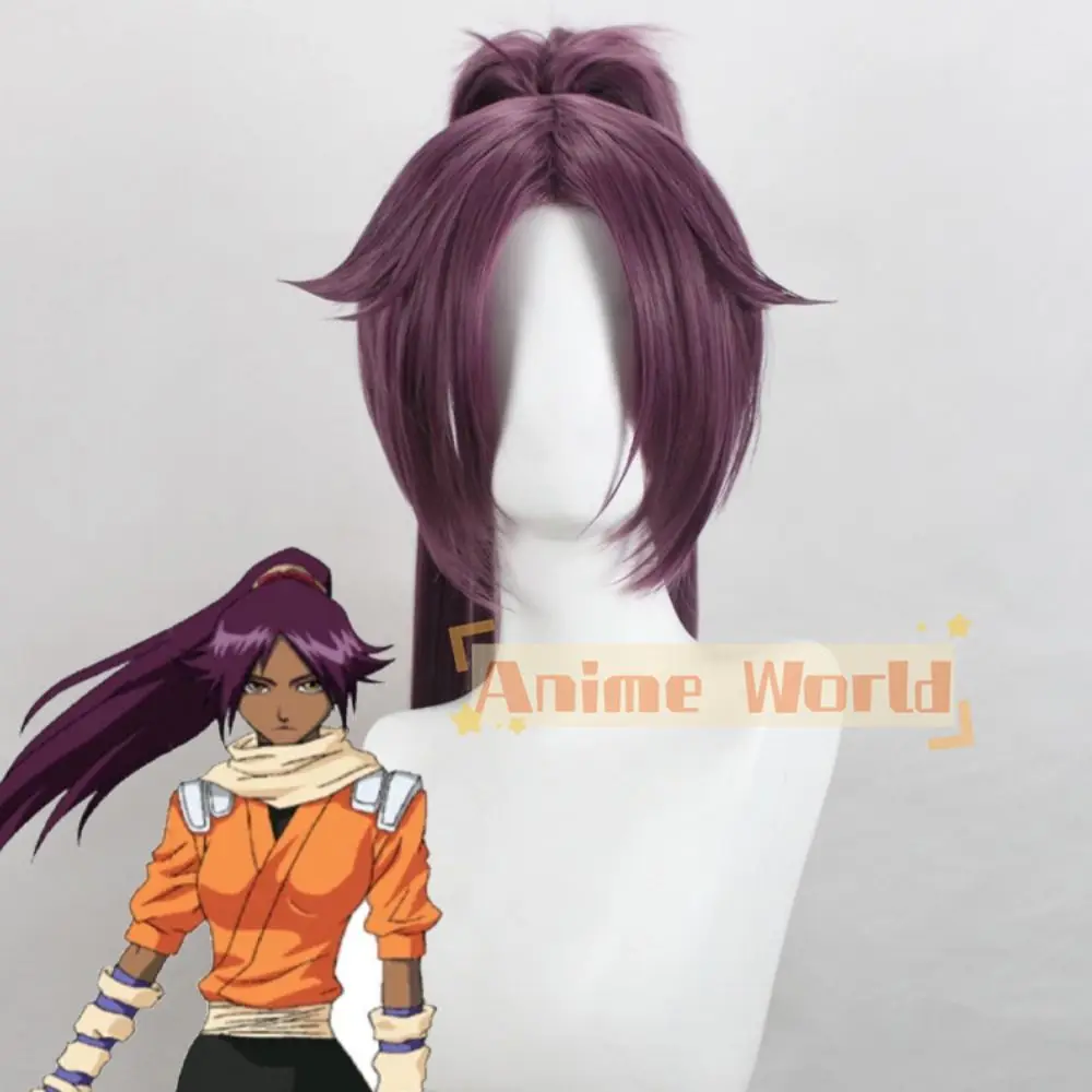 Yoruichi Shihouin Purple Cosplay Wig