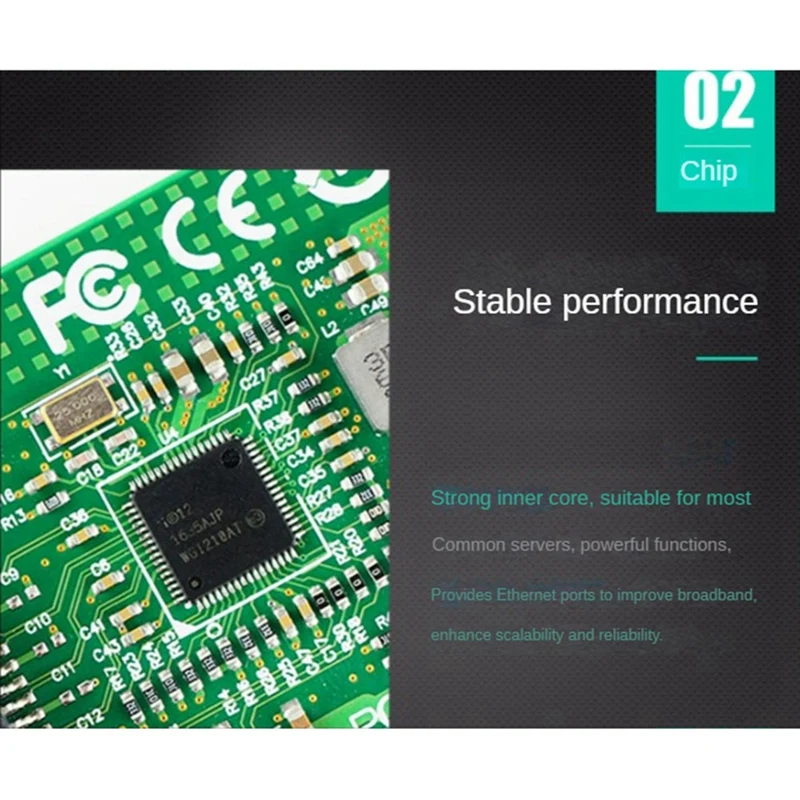 Vervanging I210-T1 PCI-Ex1 Gigabit Single Port Server Netwerkkaart I210AT Chip Bedrade Desktop Netwerkkaart