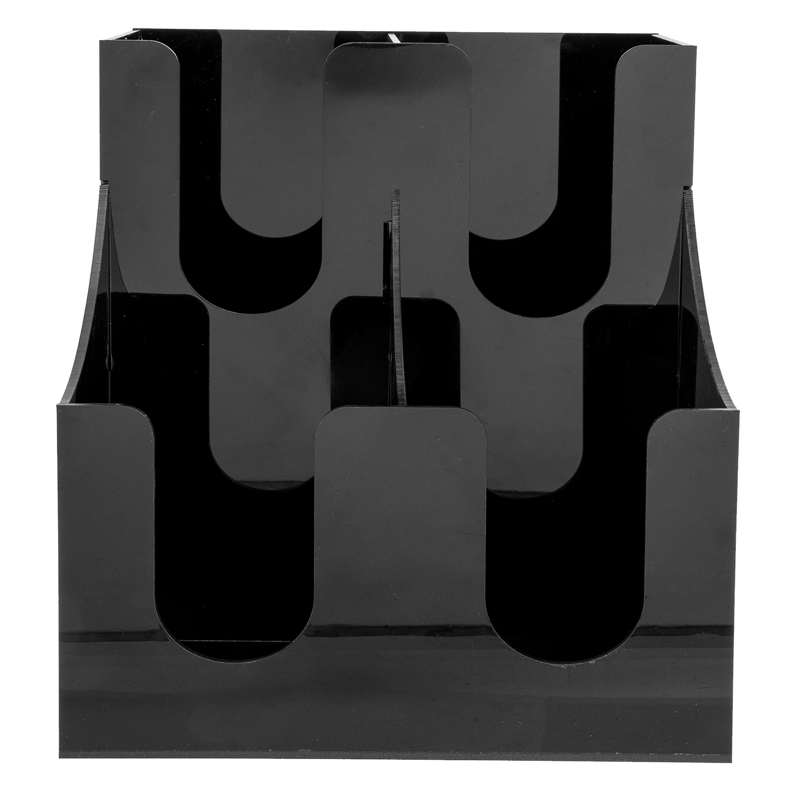 

Acrylic Paper Cup Dispenser Holder Compact Design for Office Storage Rack Milk Shop Easy Operation Space Saving