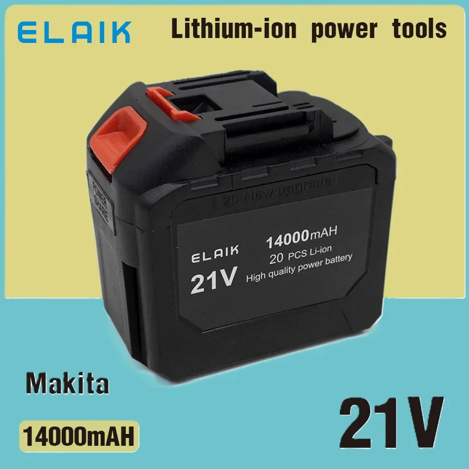 Suitable for Makita 18V21V 14000MAH 14A Power tools Electric screwdriver Electric drill Large capacity lithium ion battery