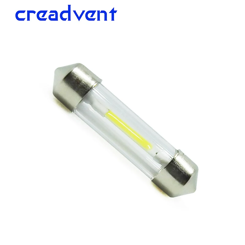 Nanoshine Led C5W 31mm 36mm 39mm 41mm cob glass Car Interior light auto Festoon lamp vehicle Dome Reading door bulb 12V DC White