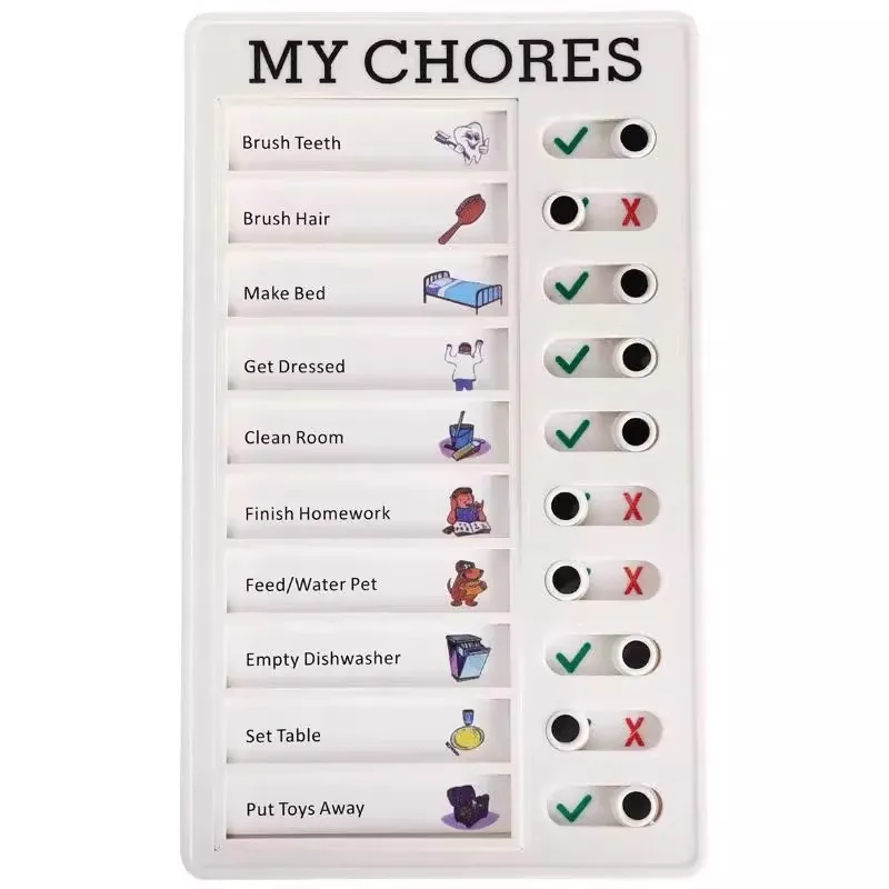 portable chore chart memo board para fazer a lista checklist board destacavel faca voce mesmo mensagem nota home travel planning reminder 01